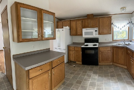 Mobile home exterior